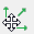 Move horizontally vertically diagonally icon