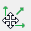 Значок перемещения горизонтально, вертикально или по диагонали