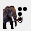 Draw mammoth braille icon