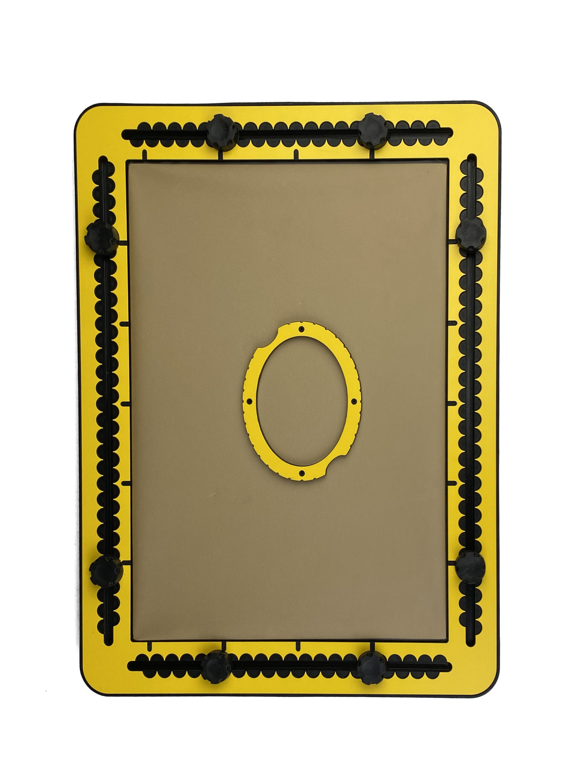 Photo of an Oval Templates on the TactiPad