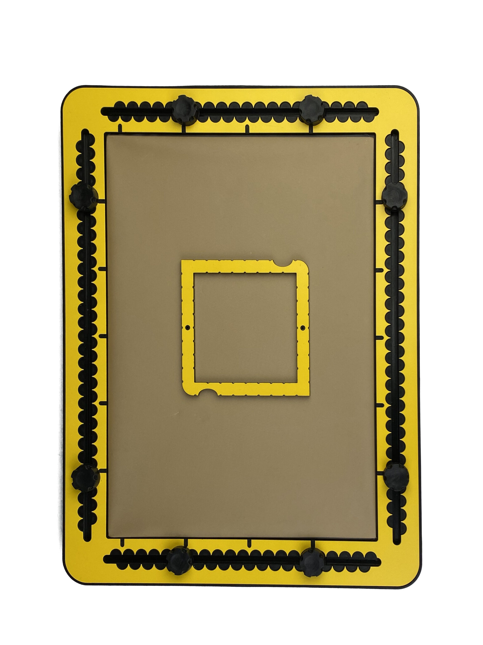 Photo of the Square Template on the TactiPad